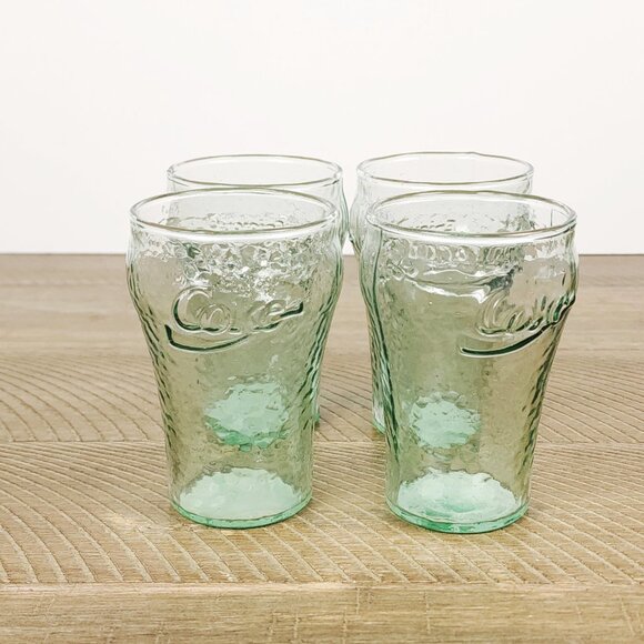 Coca Cola Glass Set of 4 Glasses - Picture 3 of 5